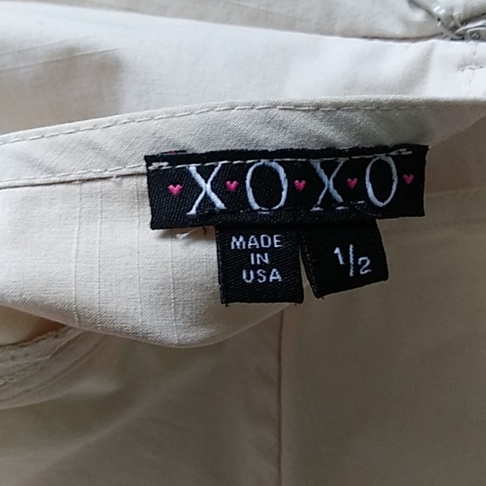 XOXO Beige Pencil Skirt - Picture 3 of 4